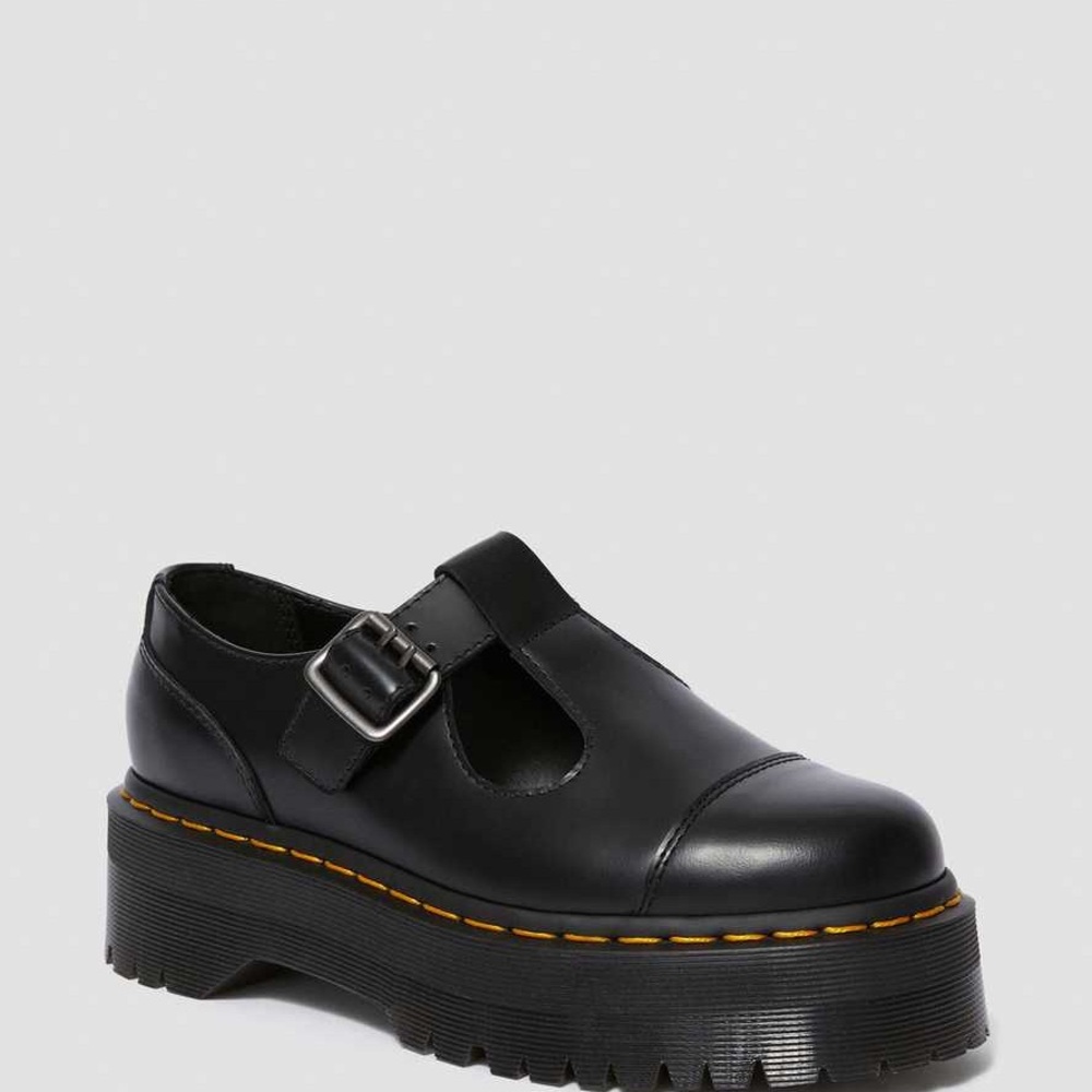 Dr Martens Bethan Women's Black Platform Mary Jane Shoes